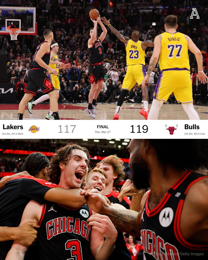 洛杉矶湖人NBA战胜芝加哥公牛戴维斯补篮制胜的简单介绍